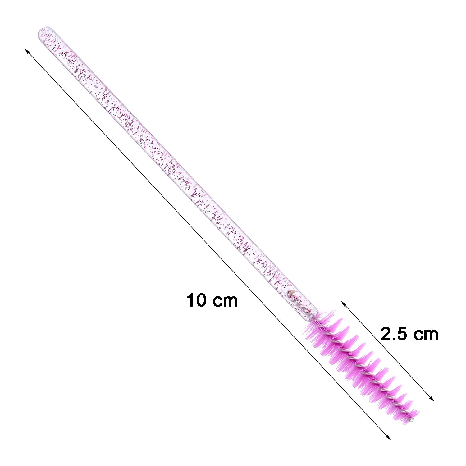 Tbestmax 500 Disposable Mascara Wands Eyelash Brush Spoolies for Eyebrow Eye Lash Extension Colorful