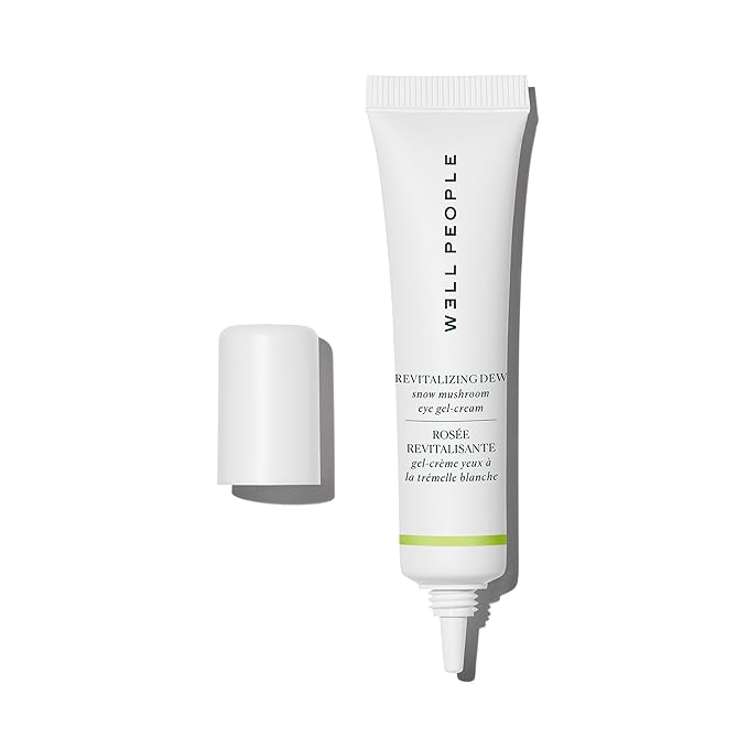Well People Revitalizing Dew Snow Mushroom Eye Gel-Cream, Gel-based Eye Cream For Moisturizing Undereyes, Targets Fine Lines, Vegan & Cruelty-free