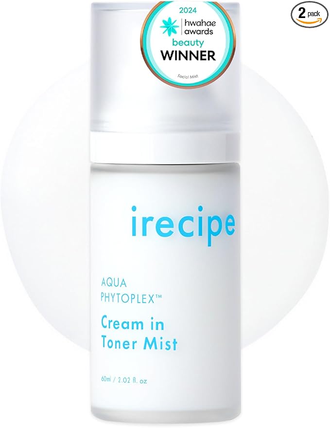 Aqua Phytoplex Cream in Toner Mist Long Lasting Deep Hydration, All-in-One Facial Mist for All Skin Type Unscented Clean Beauty, Vegan, Cruelty Free, Korean Skincare (60ml / 2.02 oz)