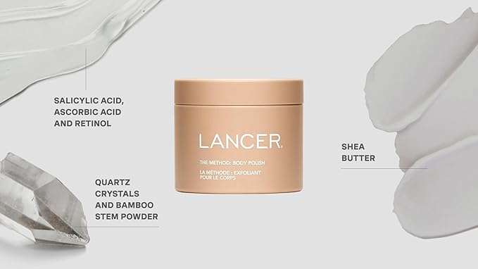 Lancer Skincare The Method: Body Polish, Warming Daily Exfoliator Scrub, 8.1 Fl Oz