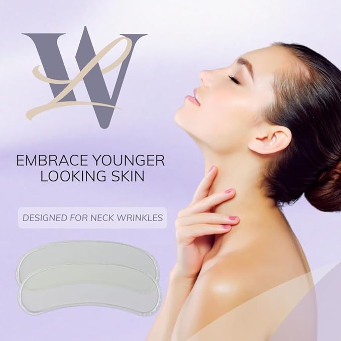 Reusable Neck Wrinkle Patches 6Pcs, Anti Wrinkle Patches, Face Tape for Wrinkles Overnight, Silicone Neck Patches, Silicone Wrinkle Patches for Neck Overnight, Silicone Patches for Wrinkles