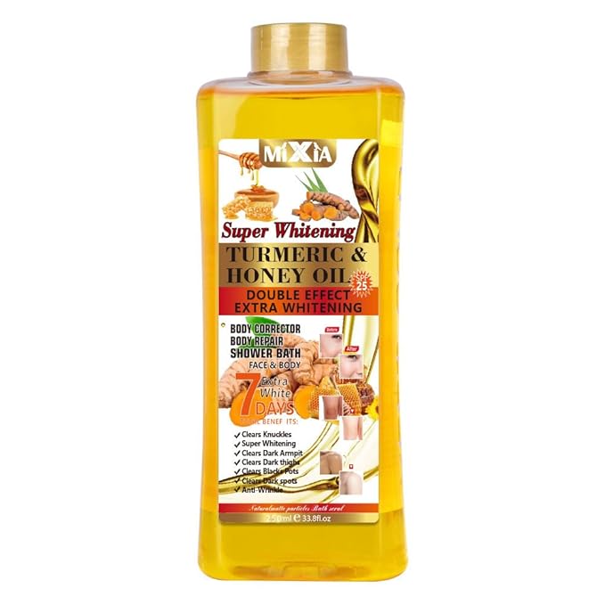 Turmeric Oil, Turmeric Oil For face and Body, Natural Moisturizing Nourishing for Face and Body Oil For All Skin Types (250ML/Bottle)
