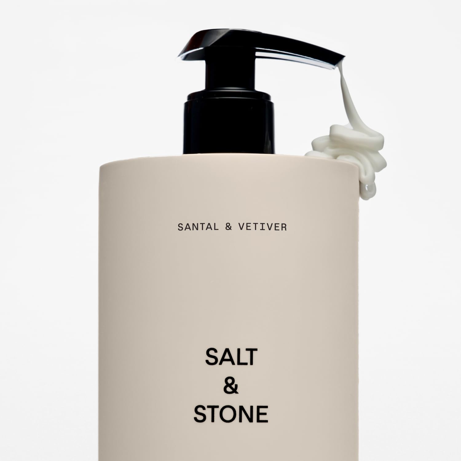 Salt & Stone Body Lotion for Women & Men| Scented Daily Body Lotion | Hydrates, Nourishes & Softens Skin | Restores Dry Skin | Fast-Absorbing | Cruelty-Free & Vegan (450 ml) (Santal & Vetiver)