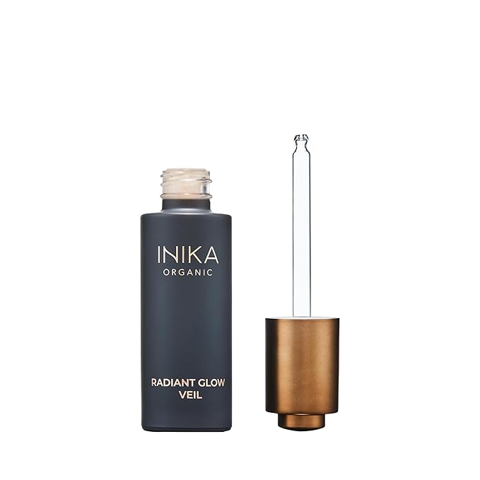 INIKA Organic Golden Plains Dewy Skin Set | Vegan, Natural, Organic Glowing Primer and Lip & Cheek Color For Radiant Skin. Sustainable Packaging