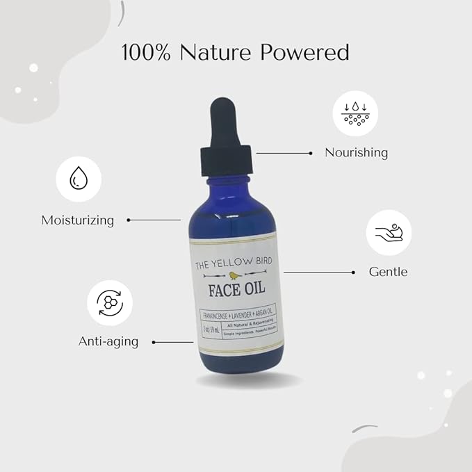 Argan Face Oil Cleanser. Moisturizing Anti Aging Natural & Organic Facial Serum for Acne, Spots, Scars, and Wrinkles. Hydrating Botanic Blend for Youthful Glow. (Argan, 2 oz)