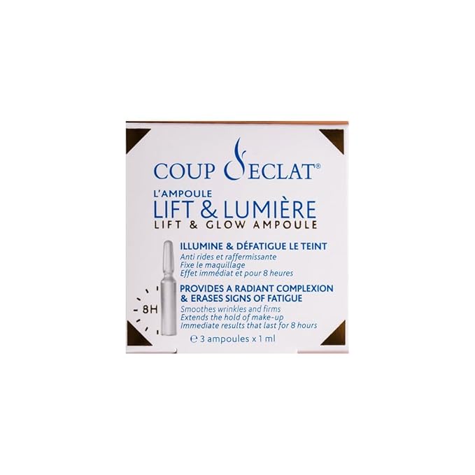 Coup d'Eclat Lift & Glow Ampoules - Instant Radiance Boosting Serum for All Skin Types 3x 0.033 Fl.Oz