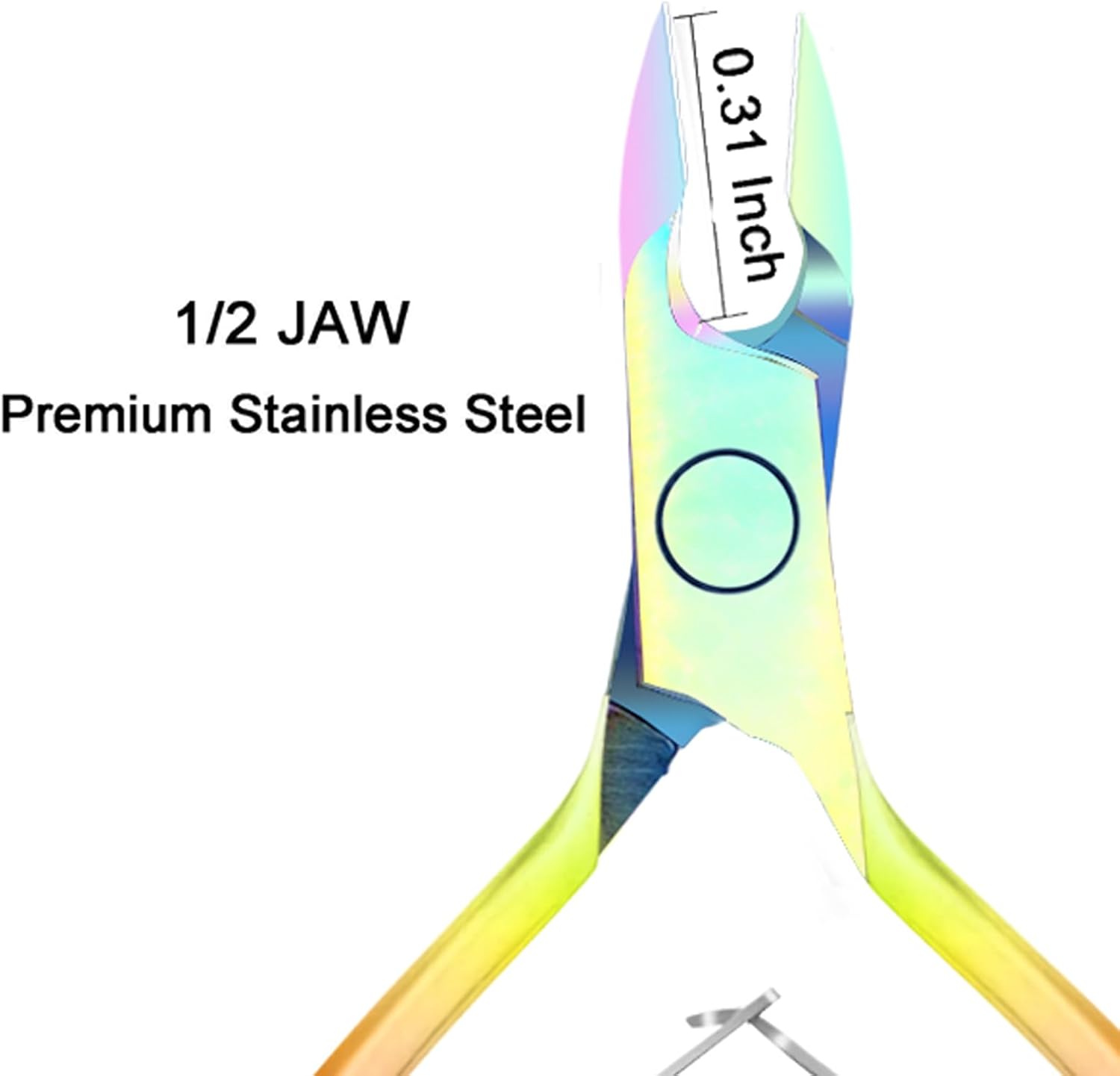 Cuticle Trimmer Cuticle Nippers, Durable Cuticle Cutter, Salon Toe Nail Cuticle Clippers, Stainless Steel Cuticle Remover Cuticle Scissor, Pedicure Manicure Tools for Fingernails and Toenails