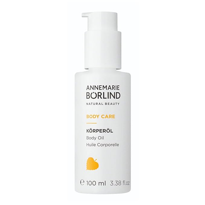 ANNEMARIE BÖRLIND - BODY CARE Body Oil - nourishing, regenerating & smoothing skin care, with organic jojoba oil & argan oil, vegan, 3.38 Fl. Oz.