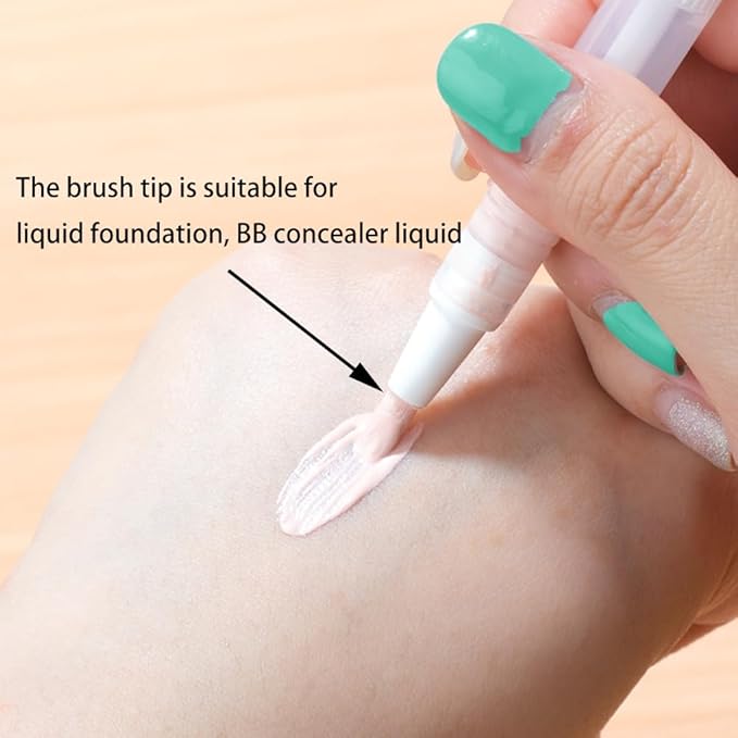 18 pcs Transparent Twist Pens, 5ml 3ml 2ml Empty Nail Oil Pen with Brush Tip, Cosmetic Lip Gloss Container Applicators, Eyelash Growth Liquid Tube, Cuticle Oil Pen