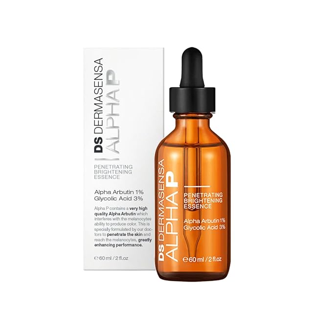 DS Dermasensa Alpha P Essence – Dark Spot Corrector with Alpha Arbutin & Glycolic Acid, Evens Skin Tone & Reduces Discoloration, 60ml / 2 fl.oz