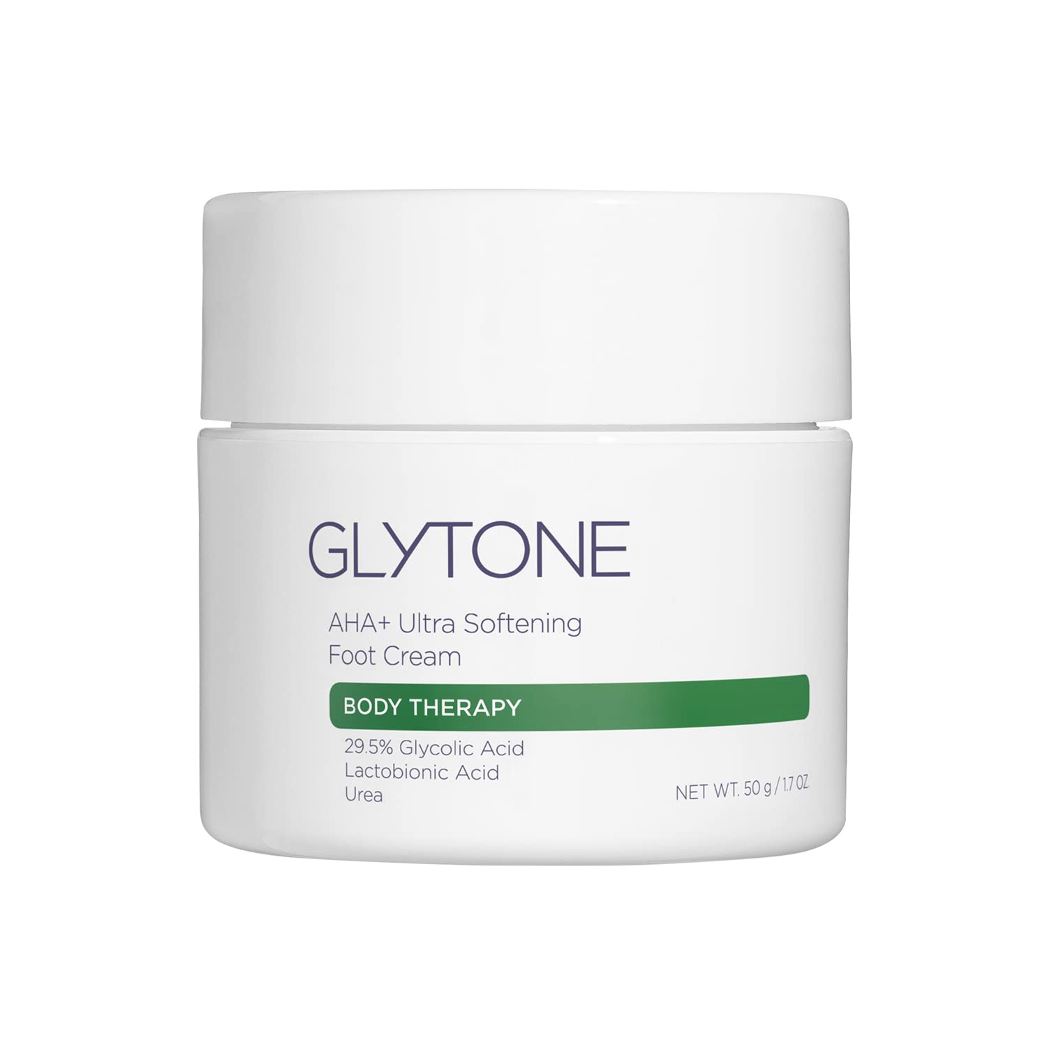 GLYTONE AHA+ Foot Cream for Dry Cracked Heels & Feet | Exfoliate, Hydrate & Retexturize Dry, Rough Foot with Exfoliating 29.5% Glycolic Acid, Moisturizing Lactobionic Acid & Urea - 1.7 Oz