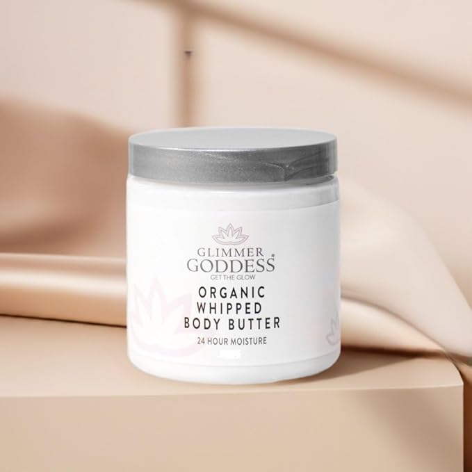 GLIMMER GODDESS Organic Body Butter - 8oz (Autumn Breeze)