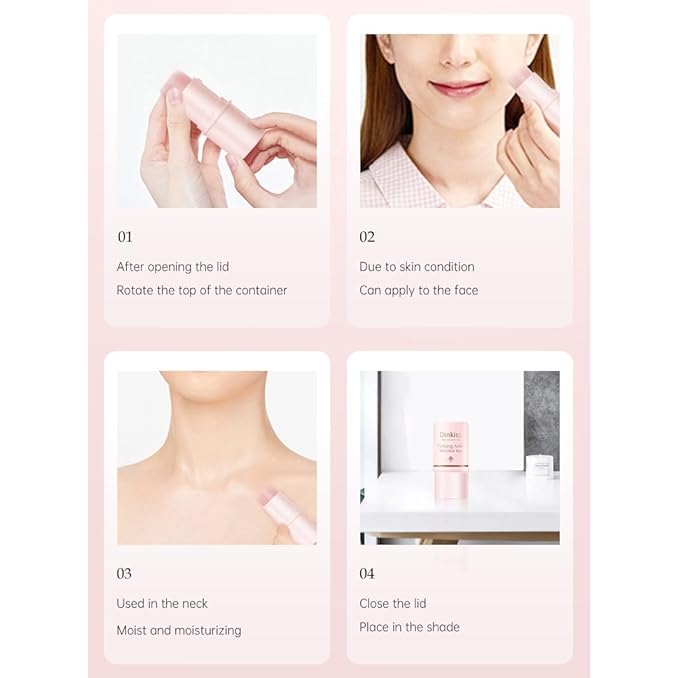 1 PC Tight and Fine Line Resistant Firming Collagen Bar Balm Stick, Hydrating Moisturizing smoothening Balm Stick for Face, Body and Hair, 3.5g / 0.19 OZ