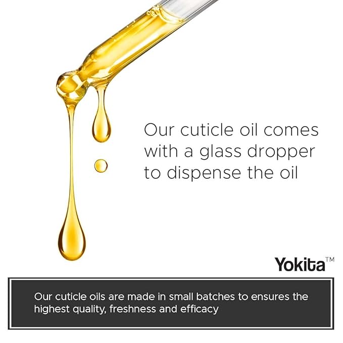 Premium Brush On Cuticle Oil Milk and Honey Natural Healing Infused, Soothes and Moisturizes Cuticles with Vitamin E 0.5 oz (Pomegranate)