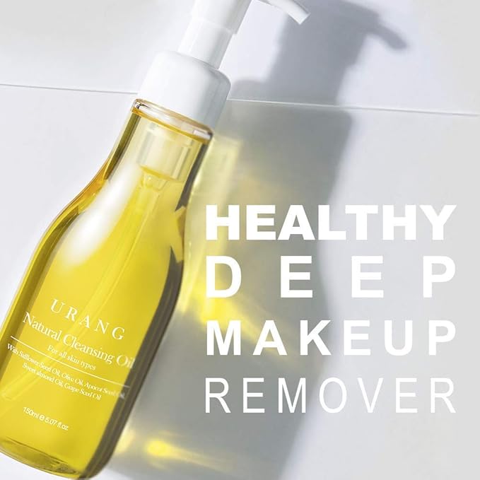 Natural Cleansing Oil | COSMOS ORGANIC Certified | Vegan Deep Face Wash | Organic Oil Cleanser For Women & Men | For All Skin Types Oily, Dry & Sensitive | 5.07 Fl Oz