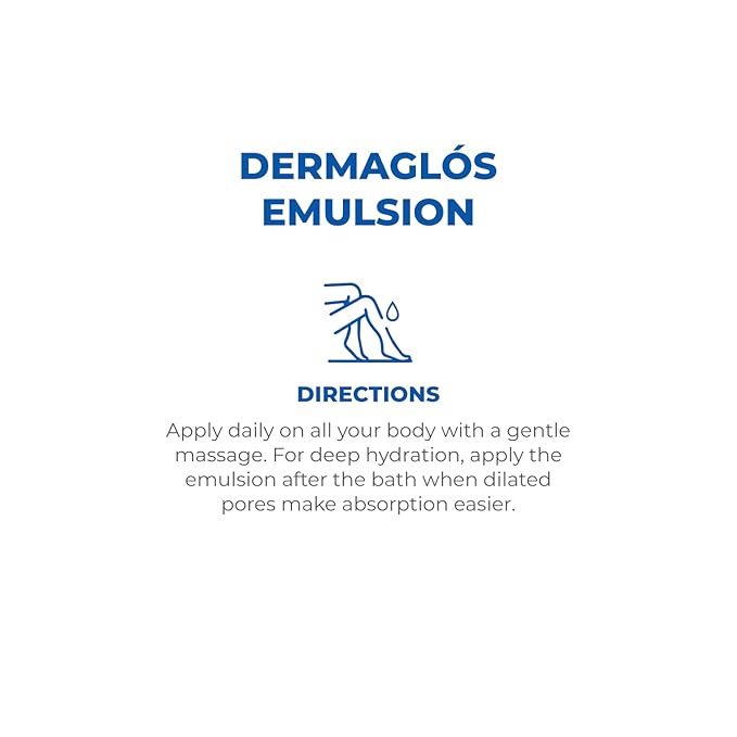 Dermaglos Moisturizing Body Lotion for Dry Skin with Extra Vitamin A, Vitamin E & Allantoin | Hydrating Emulsion & Regenerating formula for Stretch Marks, Tattoos, Scars & Wrinkles | 13.52 Fl Oz