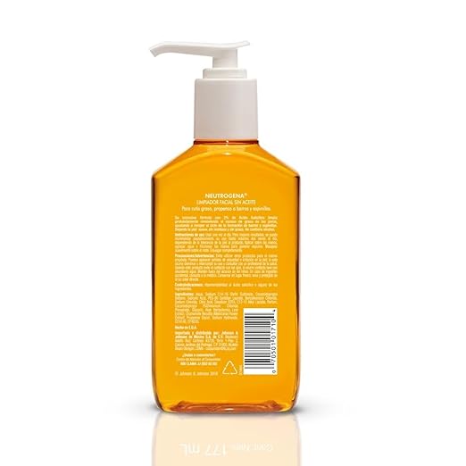 Neutrogena Oil-Free Acne Wash, 6 Fluid Ounce (Pack of 2)