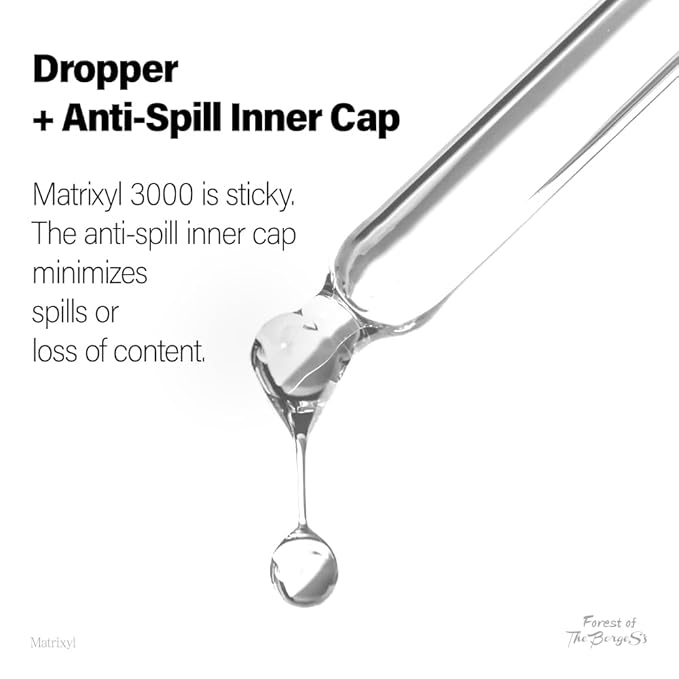 Forest of the Borges's Matrixyl 3000 Amplifier Serum 1.0 fl. oz. cosmetic ingredients for face, neck and skin, wrinkle