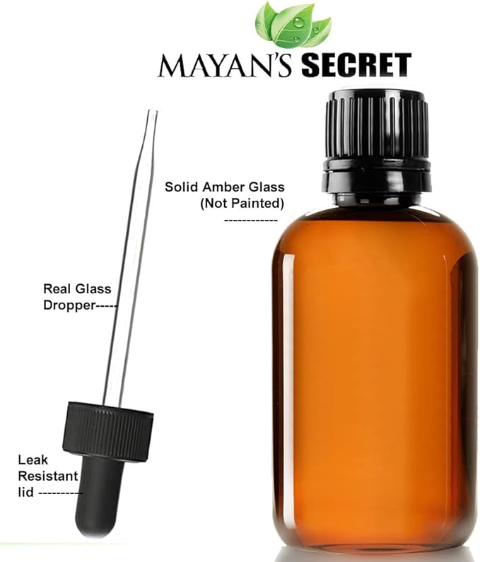 Mayan's Secret Pure Carrier and Essential oils for Skin Care, Hair, Body Moisturizer for Face-Anti Aging Skin Care (Peppermint Oil, 4oz)