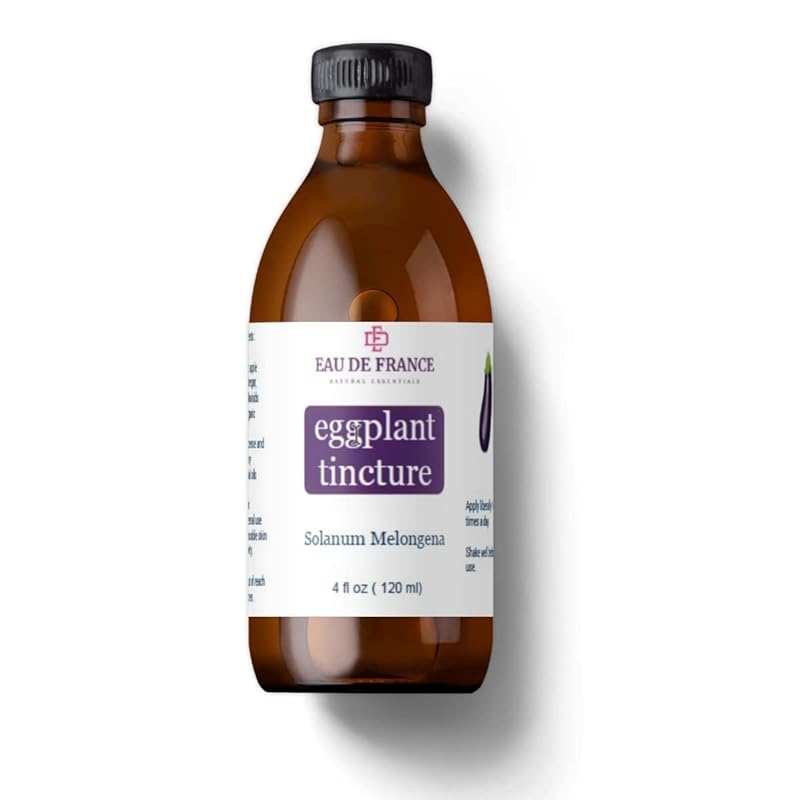 Eggplant Set of Eggplant Salve, Eggplant Oil and Eggplant Tincture for Skin Health Helps to Condition Regenerate Discolored Thickened Scaly Skin Complete Set (3 Items)