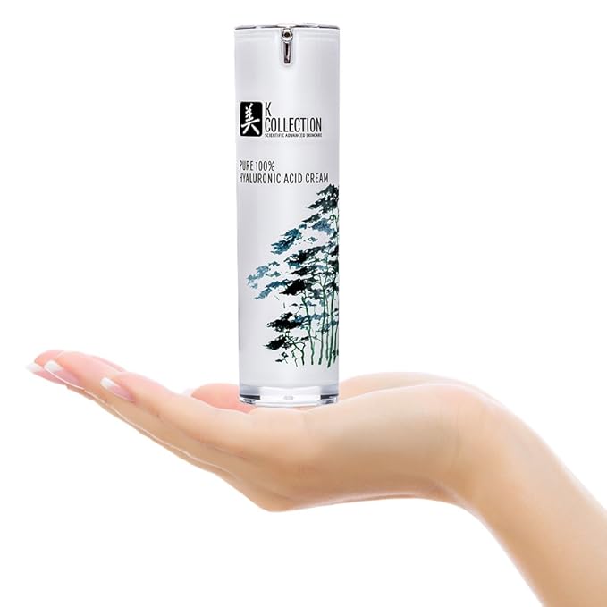 Pure Hyaluronic Acid Cream for Face | Professional Grade | Korean Inspired Skincare | May Help Smooth the Appearance of Wrinkles & Brightens for More Youthful-Looking Skin |1 fl oz