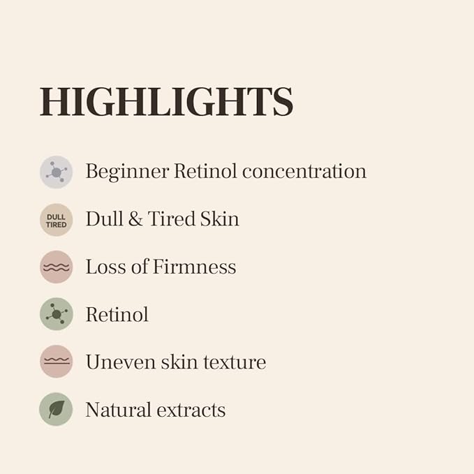 Miracle Youth Eye Cream Retinol 0.1% for beginners 76% Natural Ingredients, Shea Butter Squalane Depuff Eye Area Korean Skincare (0.85 fl oz/25ml)