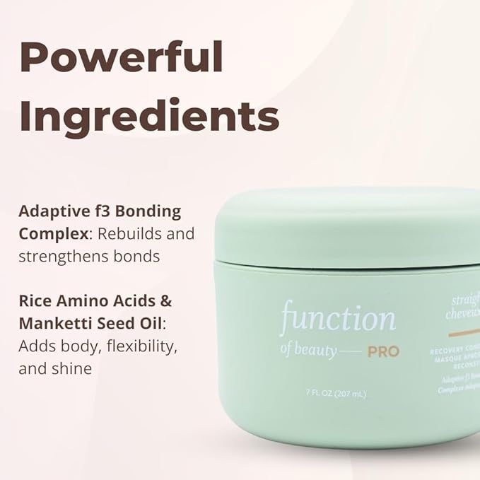 Function of Beauty PRO Custom Recovery Conditioner Mask for Straight, Damaged Hair