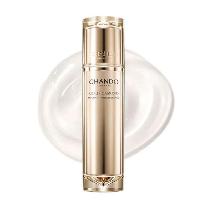Gold Diamond Multi Anti-aging Essence (50ml/1.69oz) - Tri-Peptide Serum for Visible Correction of Anti Aging Signs & Wrinkle with Carnosine