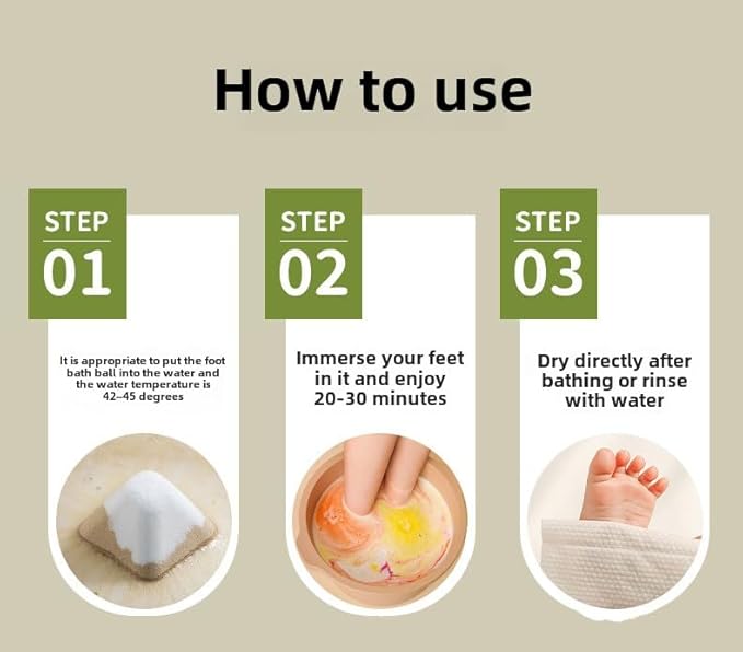 24 Mixed 30g Mugwort, Ginseng, Ginger Foot soak Pills, Essential Oil, Soothing Small Volcano Foot Bath Salt