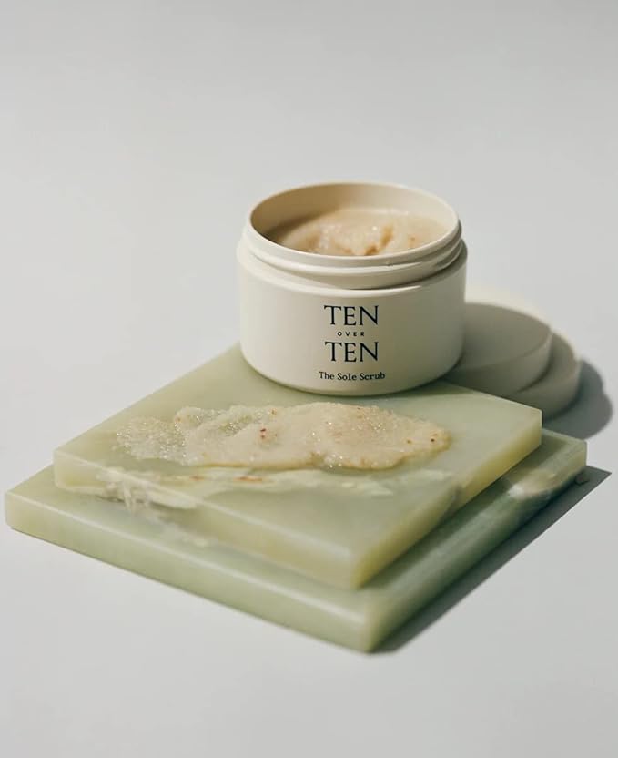 tenoverten - The Sole Scrub Exfoliating Foot Treatment | Clean, Natural, Non-Toxic Hand, Foot + Nail Care (6.8 oz | 200 ml)