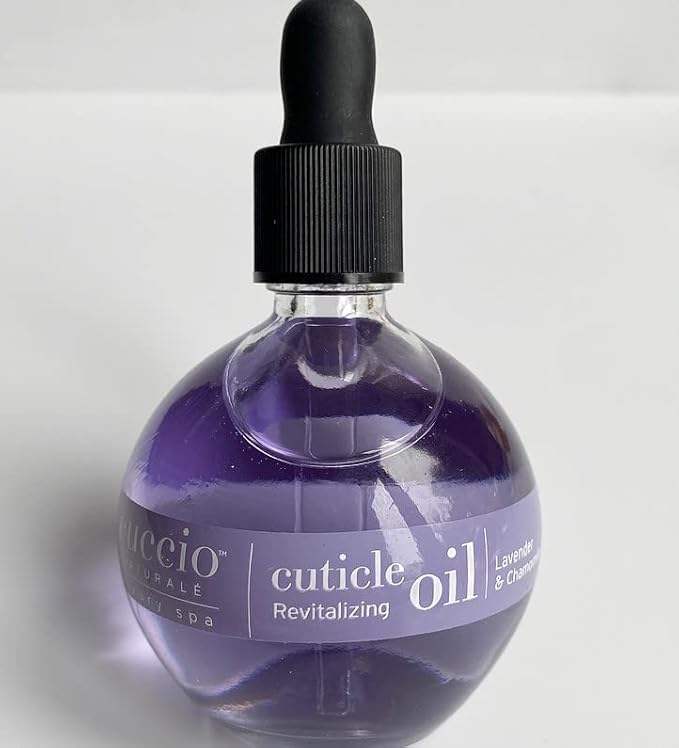 Cuccio Naturale Cuticle Revitalizing Oil - Lavender & Chamomile - Moisturizes, Strengthens Nails - 2.5 oz (Pack of 2)