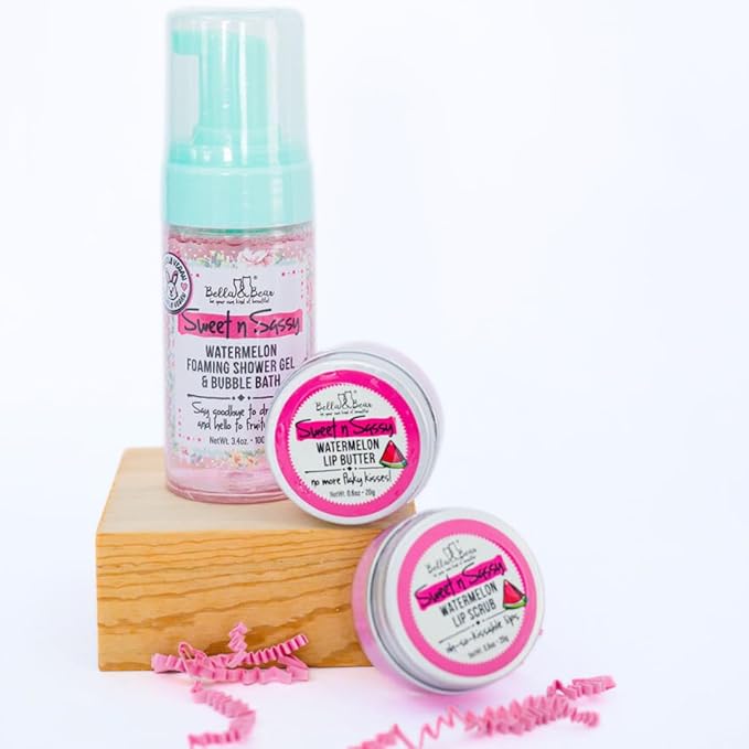 Bella & Bear Sweet 'n' Sassy Watermelon Exfoliating Lip Scrub, 0.6 oz