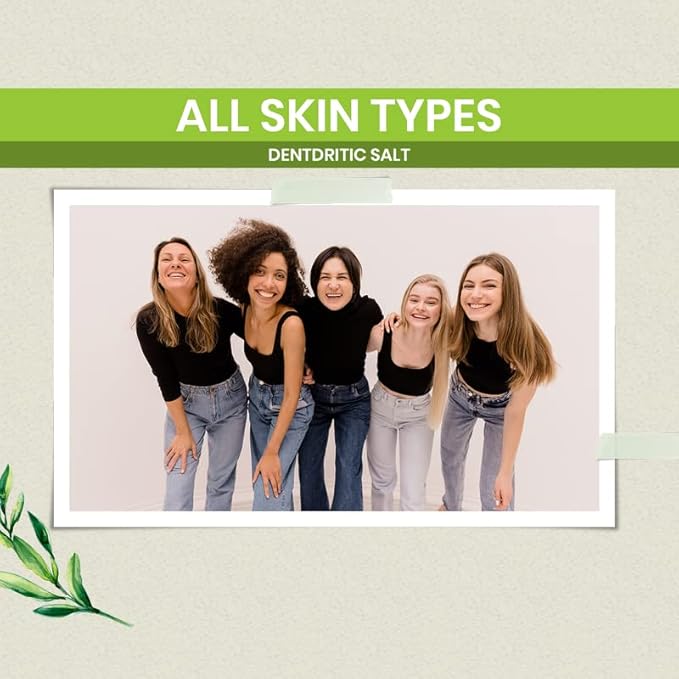 Soapeauty DENDRITIC Salt 12 OZ | Bath Scrub, Exfoliants, Milk Bath, and More | Premium Fine Grain for Body Relaxation