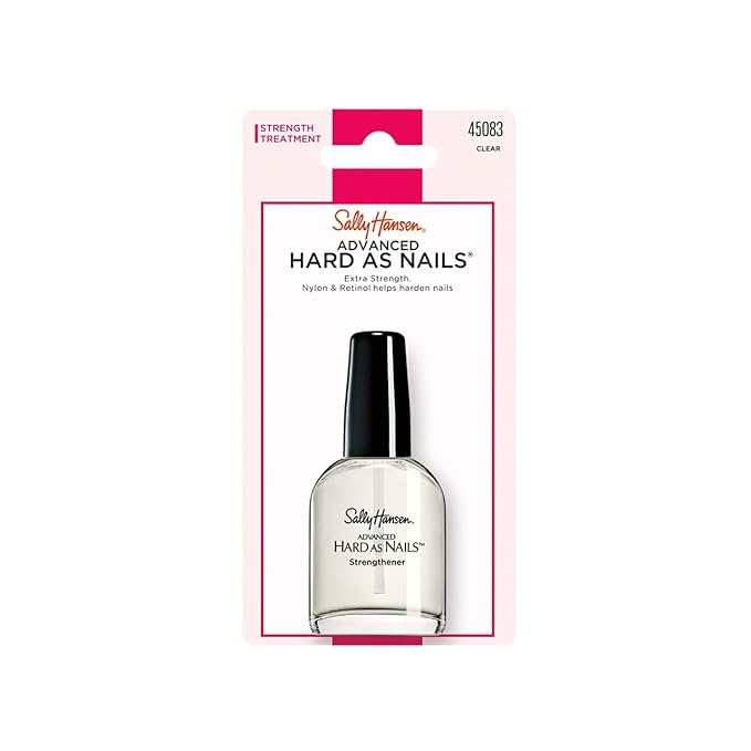 Sally Hansen Advanced Hard as Nails, clear, 0.45 Fluid Ounce (Pack of 2)