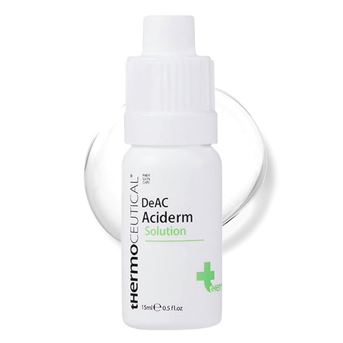 tHermoCEUTICAL DeAC Aciderm Solution - Acne Skin Care, Sebum & Dead Skin Cells Control, Pore Reduction, Acne Grade Down, Skin Trouble Treatment, Fast Absorbing 0.5 fl.oz