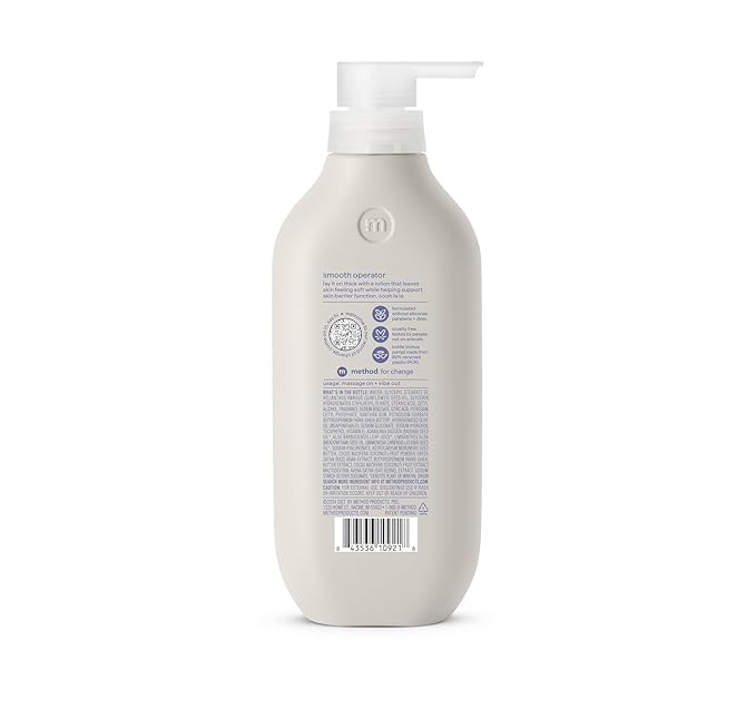 Method Body Lotion, Simply Nourish, Coconut, Rice Milk + Shea Butter notes, 24 Hours of Moisture 14 oz