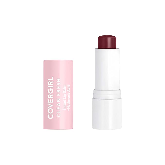 COVERGIRL Clean Fresh Tinted Lip Balm, Bliss You Berry & I Cherry-Ish You