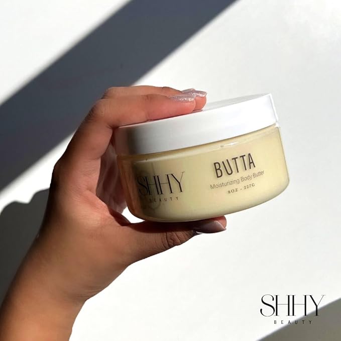 Butta Moisturizing Body Butter, Whipped Body Butter with Natural Shea, Natural Body Lotion for Body Glow, Deep Moisturizer and Body Care Lotion
