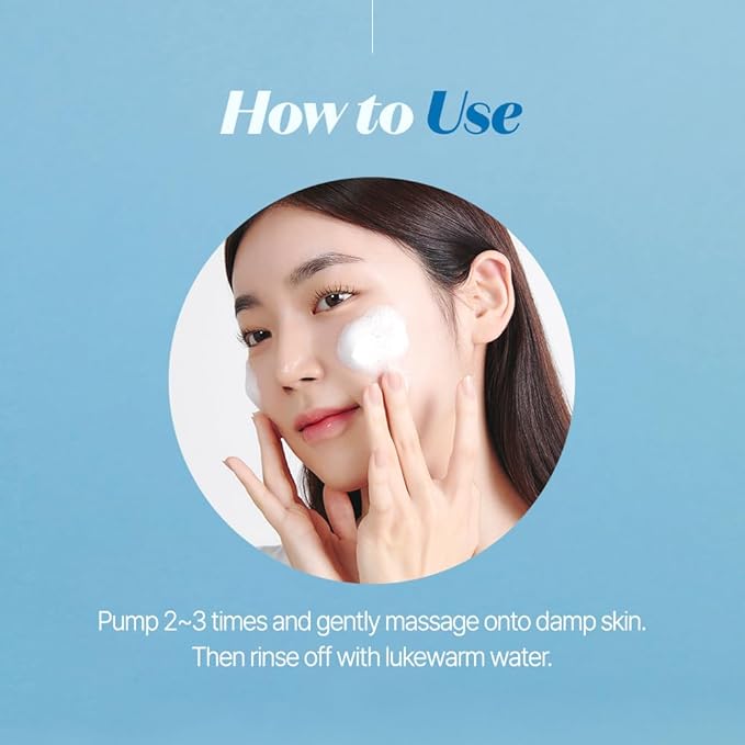 ETUDE SoonJung pH 6.5 Whip Cleanser 8.45 fl.oz (250ml) | Non Comedogenic & Hypoallergenic Soft Bubble Facial Wash for Sensitive Skin | Fragrance-Free & Low-pH Vegan Facial Cleansing Foam | K-Beauty