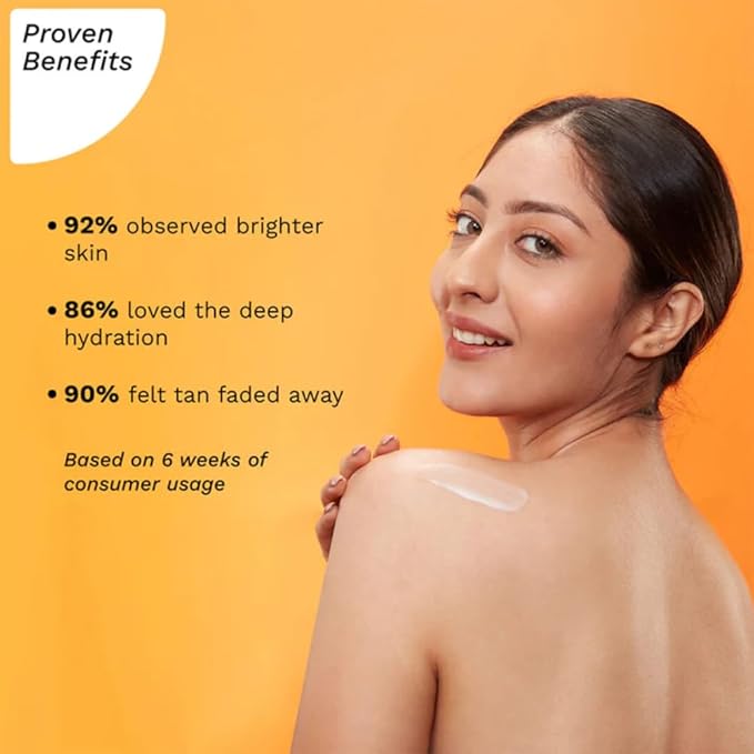 Vitamin C Body Serum Lotion with Kakadu Plum & Lime Pearl | Hydrating & Nourishing Body Moisturizer for Smooth, Radiant-Looking Skin | Non-Sticky, Vegan | 5.07 Fl Oz (150ml)