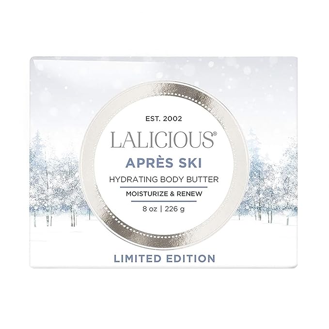 LaLicious Après Ski Body Butter - Hydrating Body Moisturizer with Shea Butter - No Parabens (8oz)