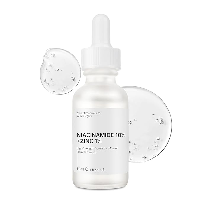 Niacinamide 10%+ Zinc 1% Serum For Face, Niacinamide Serum For Face, Dermatologist, Redness Relieve-30ml 1floz