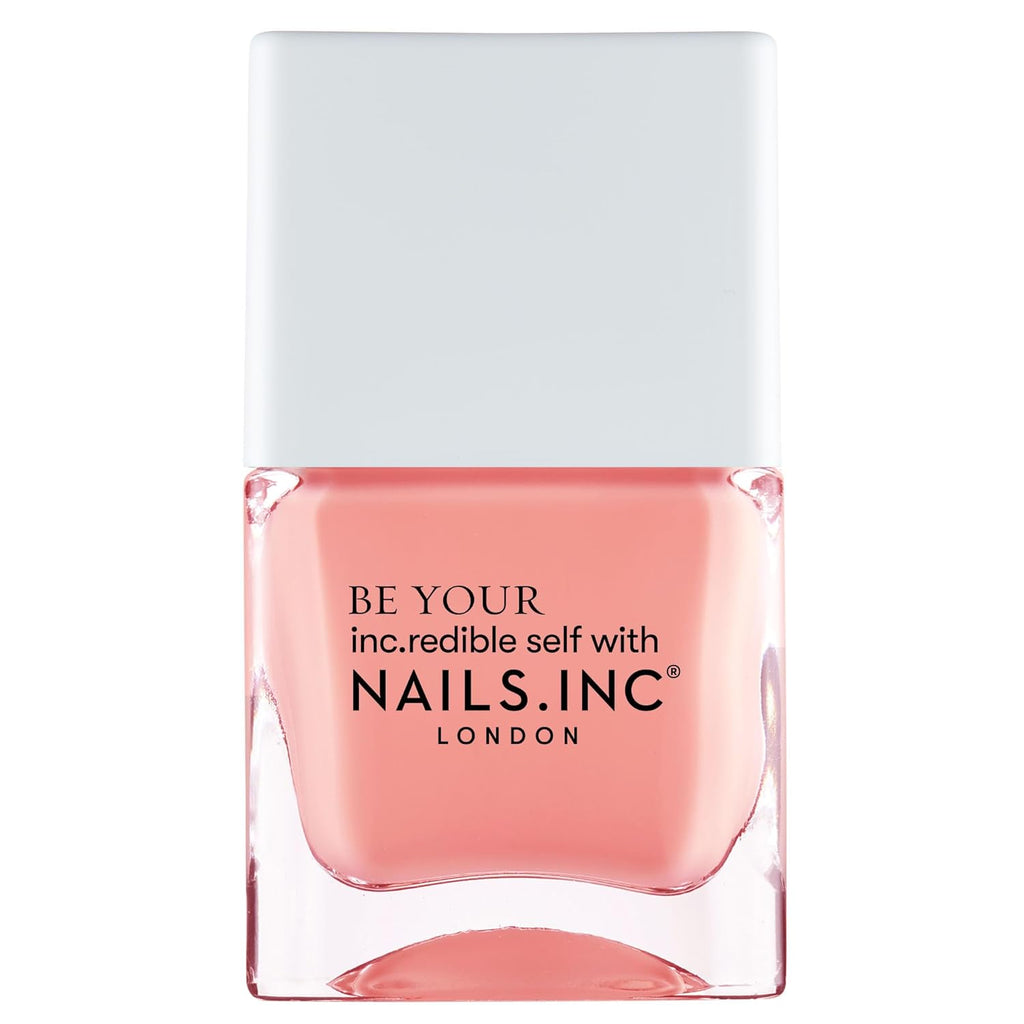 Nails Inc Apricot Crush 4-Piece Nail Polish Set – Longwear Glossy Nail Lacquer in Earthy Desert Tones – Includes Pearl, Peach, Orange & Dark Brown Shades – Chip-Resistant, Salon-Quality Formula