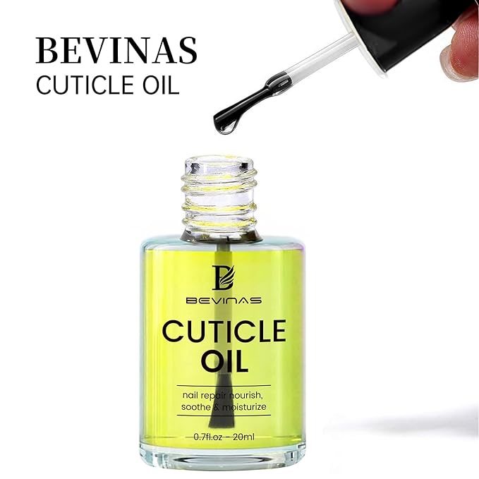 Cuticle Oil for Nails Organic Nail and Cuticle Oil Nail Oil Treatment for Damaged Nails Cuticle Repair 0.7oz 2Pack