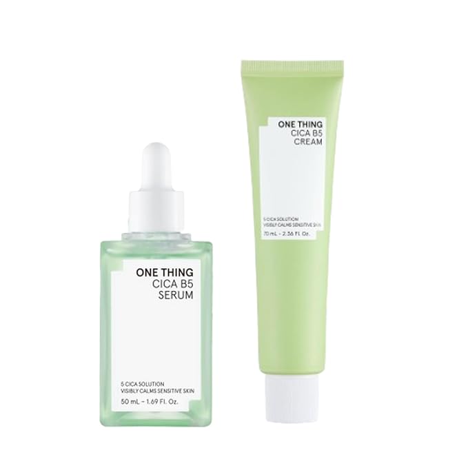 ONE THING Cica B5 calming Serum + Cream Bundle