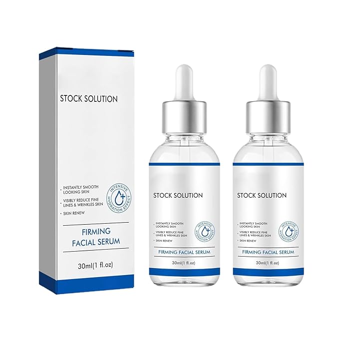 West Month Firming Facial Serum,Skincare Stock Solution,Smooth Looking Skin-Vislbly Reduce Fine Lines Skin-Skin Renew,Deep Wrinkle Repair Serum, for Mature and Dry Skin. 2pcs