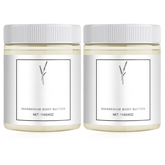 Neuropathy Cream, Magnesium Cream for Neuropathy,Magnesium Body Butter,Long-Lasting Hydration to Keep Skin Feeling Soft,Suitable for All Skin Types（2pcs）