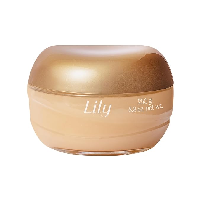 O Boticário Lily Satin Velvet Body Cream, Luxurious Moisturizing Cream with Adored Lily Fragrance, 8.8 Ounce (250g)