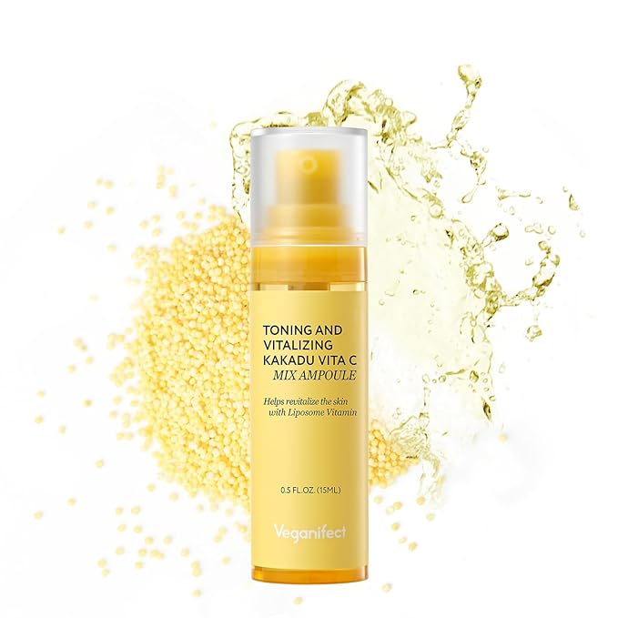 Vita C Ampoule, Dark Spot Correction, Boosting Skin Luminosity, Korean Skin Care, Vegan,0.5 Fl Oz