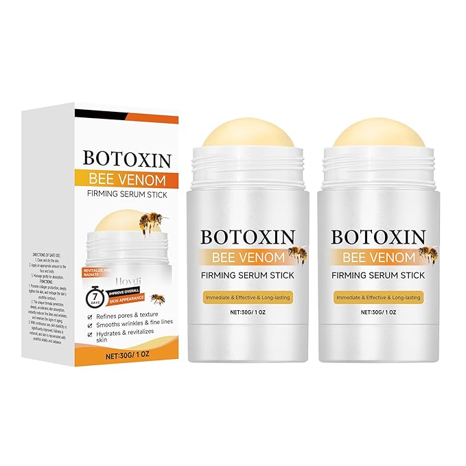 Botox Bee Venom Firming Serum Stick,Advanced Firming & Wrinkle-Reducing Cream, Skin Firming Cream For Body, Lifts, Plumps and Firms Skin,Natural Serum for All Skin Types (2PC)
